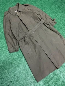 Vintage Y2K  Burberry London khaki trench coat 44R - Picture 1 of 10