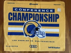 Los Angeles Rams 2021 Conference Championship Rally Toalla 1-30-22 SoFi Stadium - Imagen 1 de 3