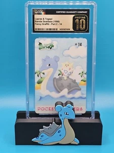 🔥CGC PRISTINE 10 Lapras & Togepi Bandai Sealdass Fancy Graffiti Part 2 🔥 - Picture 1 of 2