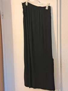 Schwarze Damen Hose Ulla Popken Selection Größe 52 weites Bein mit Kellerfalte - Bild 1 von 21