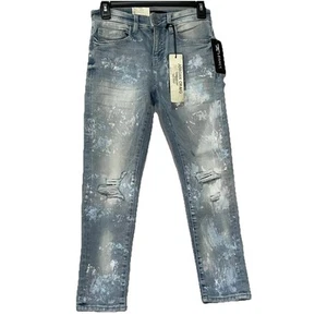 Jordan Craig jeans boys size 10 skinny paint splatter new nwt e1650 - Picture 1 of 6