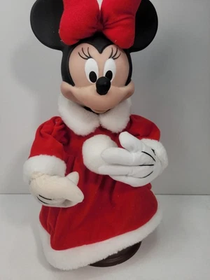 Vtg  Minnie Mouse Santa’s Best Christmas Animated Figures Not Working - Image 1 of 4