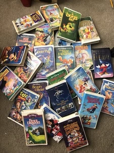 Vintage 80's VHS Mystery Animated Film Tape - Disney, Pixar, MCA, The Classics - Picture 1 of 1