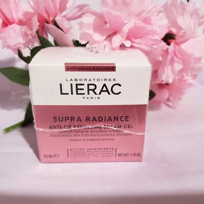 Lierac Supra Radiance Anti-Ox Crema-Gel Renovadora 1.76oz / 50 ml Nuevo en Caja Sellado Raro Foto 1 de 2
