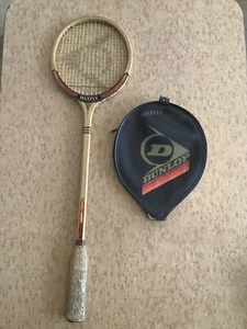 Vintage Dunlop Maxply Light Wooden squash Racket Jonah Barrington - Picture 1 of 12