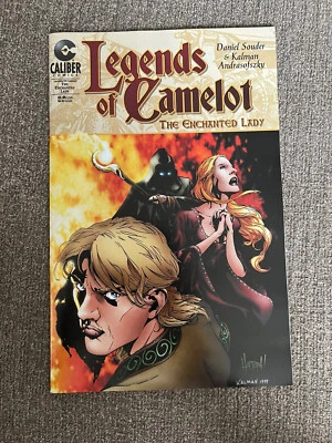 Caliber Comics - Legends of Camelot The Enchanted Lady 1999 #1 en estado bastante bueno JP Foto 1 de 2