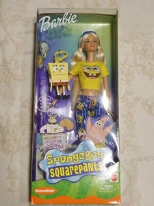 Barbie Doll SpongeBob Squarepants With Clip On Charm Nickelodeon  - Picture 1 of 3