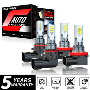 For 2016-2021 Honda Civic LED Headlight Bulbs H11+9005 For Sedan Coupe Hatchback - Picture 1 of 14