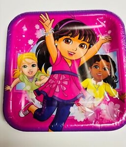 Bundle of 2 Packs of Dora And Friends Teen Large Plates NEW