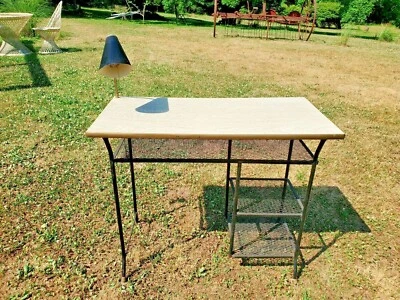 MID CENTURY Moderno Escritorio Plano Alambre 36" x 18" x 30" ENTREGA - es - DISPONIBLE  Foto 1 de 4