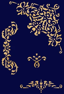 Floral Stencil Vintage French Reusable Cardmaking Paint Furniture Wall Art CO4 - Picture 1 of 17