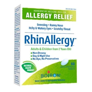 Boiron RhinAllergy for Relief from Allergy Symptoms of Sneezing Runny Nose an... - Picture 1 of 6