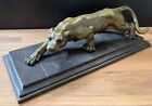 Bronze Figure Panther Predator Cat Puma Sculpture Jaguar Figure Statue Animal Figure Bronze