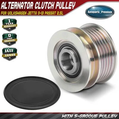 Alternator Clutch Pulley for Volkswagen Jetta 11-13 Passat 2.5L 5 Grooves CCW - Image 1 of 4