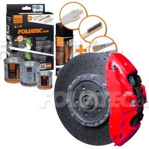 FOLIATEC Bremssattellack Neon Rot Bremssattelfarbe Bremssattel Motorlack - Afbeelding 1 van 7