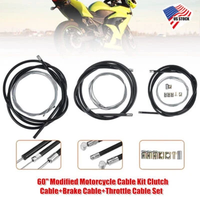 Kit de cables de acelerador de freno de embrague de motocicleta reacondicionados en Estados Unidos para moto todo terreno Foto 1 de 4