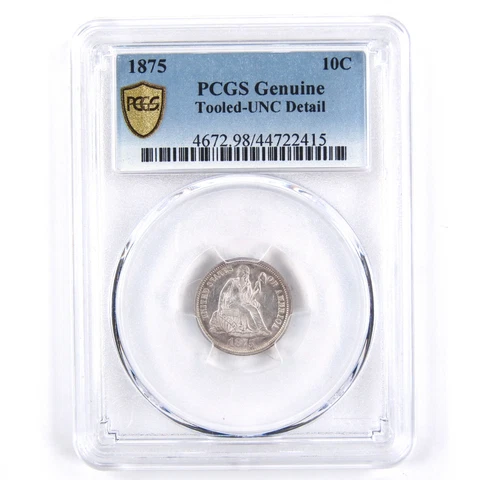 1875 Seated Liberty Dime Uncirculated Details PCGS Silver SKU:CPC2495 Cover