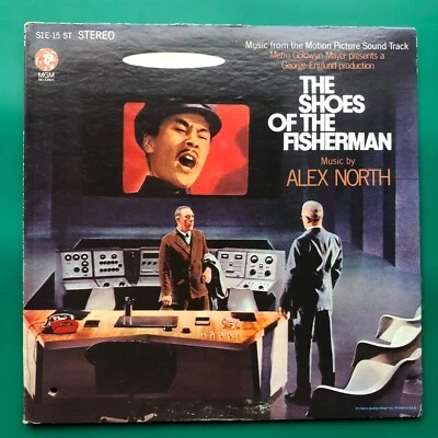 Alex North SHOES OF THE FISHERMAN Film Soundtrack LP Anthony Quinn Olivier USA - Image 1 of 4