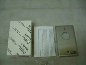 CONTROLES DE ALARMA - Placa de interruptor de llave de cilindro de mortaja MCK-4 P/O - Placa solo NOS - Imagen 1 de 8