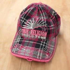 True Religion World Tour embroidered hat cap strapback vtg 00s y2k - Picture 1 of 8