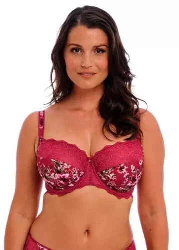 Fantasie Lucia Underwired Side Support Bras in Good Selection of Sizes - Cherry - Image 1 of 1