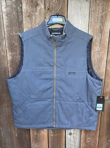 Wolverine Canvas Zip Vest Mens Size XL Granite - Picture 1 of 4