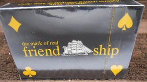 Tarjetas publicitarias Cutty Sark "La marca de una verdadera amistad" nuevas selladas - Imagen 1 de 9