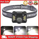 XPE+COB LED Headlamp Power Display 400LM Headlight Torch IPX4 for Hiking Cycling