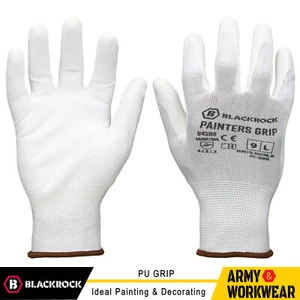 1 x Pairs Of Blackrock Painters Lightweight Gripper Gloves Safety Work Stretch  - Picture 1 of 5