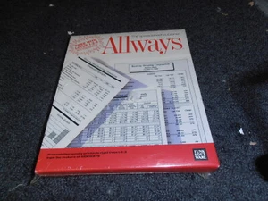 Allways Spreadsheet Publisher (PC, 1988) Factory Sealed - Picture 1 of 1