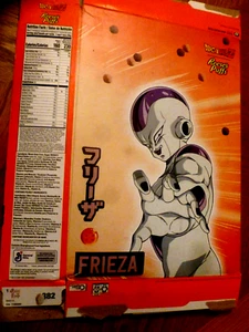Limited Edition Dragonball Z, Frieza, Reese's Puffs Cereal Box Flat, 29 0z - Picture 1 of 3