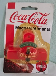 Imán de clip de Coca Cola 1995 vintage coleccionable. Nuevo - Imagen 1 de 2