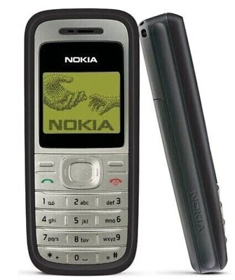 Nokia 1200 sbloccato originale 2G GSM 900/1800 torcia cellulare tastiera - Immagine 1 di 4