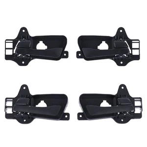 4pcs Set Front + Rear LH RH Inner Door Handles Black for Hyundai i30 FD 2007 -12 - Picture 1 of 4