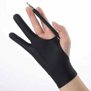 Anti-fouling Glove Drawing Tablet Artist Painting Graphics Sketching 2 Fingers - Afbeelding 1 van 15