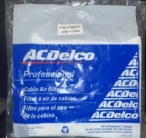 Cabin Air Filter-4WD ACDelco CF1188F/ 19386674 - Picture 1 of 2
