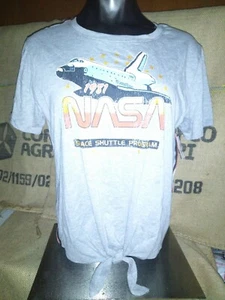 Fifth Sun 1981 NASA Space Shuttle Programm Damen grau T-Shirt Tee Top XL 2XL neu mit Etikett - Bild 1 von 2