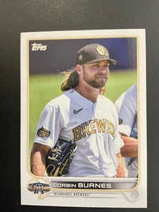 Corbin Burnes 2022 Topps Update All Star Insert ASG-40 - Picture 1 of 2