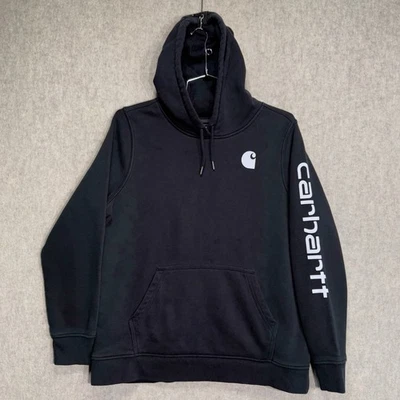 Women's Carhartt Black Hoodie Size XL 102791-001 Comfortoutdoors Warm Work Ranch - Image 1 of 4