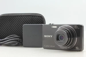 ⏯️ *English OK* Sony Cybershot DSC-WX100 Black 10x Zoom Compact Digital Camera - Picture 1 of 12