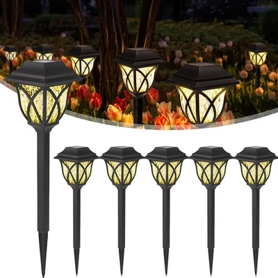 Solarlampe Vintage Solarleuchten für Außen Wasserdicht Solar Gartenleuchten Deko - Bild 1 von 4