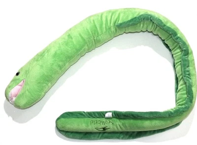 Green Moray Eel Plush Sea World Stuffed Animal 54" Long Sealife Ocean Beachlife - Image 1 of 4