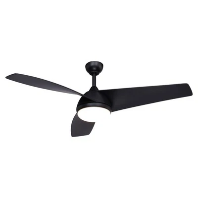 Odell 1-Light Ceiling Fan in Contemporary Style 14 Inches Tall and 52 Inches - Image 1 of 4