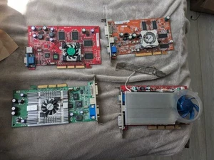 Geforce2 Ti / 3D Prophet 9700 Pro / Geforce3 Ti 200 / Asus Radeon 9550 (Defekt) - Bild 1 von 12