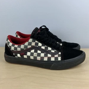 Vans Men’s Size 11.0 Old Skool Pro x Kevin Peraza Black Red Skateboard Shoes - Picture 1 of 11