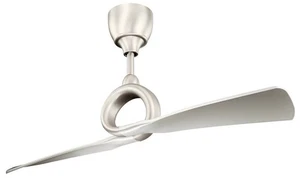 54" Kichler Link Nickel 2-Blade Ceiling Fan with Remote Control - Picture 1 of 1