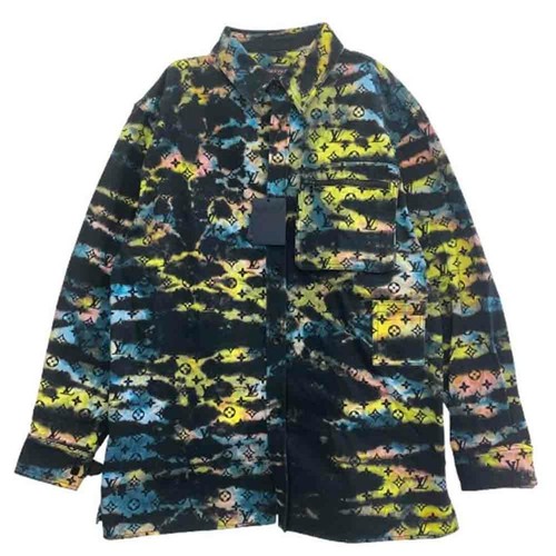 LOUIS VUITTON（LV） Giacca denim Louis Vuitton 21aw Rm2129 H98 HLA10W monogramma tie dye usata LIFE 0