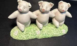 Dept 56 Vintage 1987 Drei kleine Schweine Figur 6,5" Länge - Bild 1 von 19