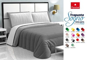 Trapunta Piumone Invernale Sogno Letto Singolo Matrimoniale 1P Mezzo DoubleFace - Foto 1 di 84