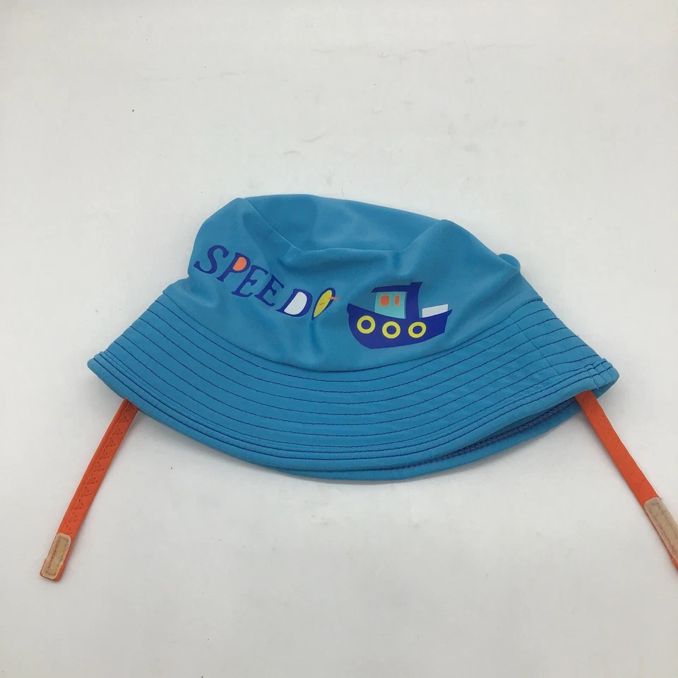 Шляпа-ведро Speedo UV 50+ Block the Burn для младенцев S/6-12 месяцев небесно-голубой буксир лодка - Изображение 1 из 4